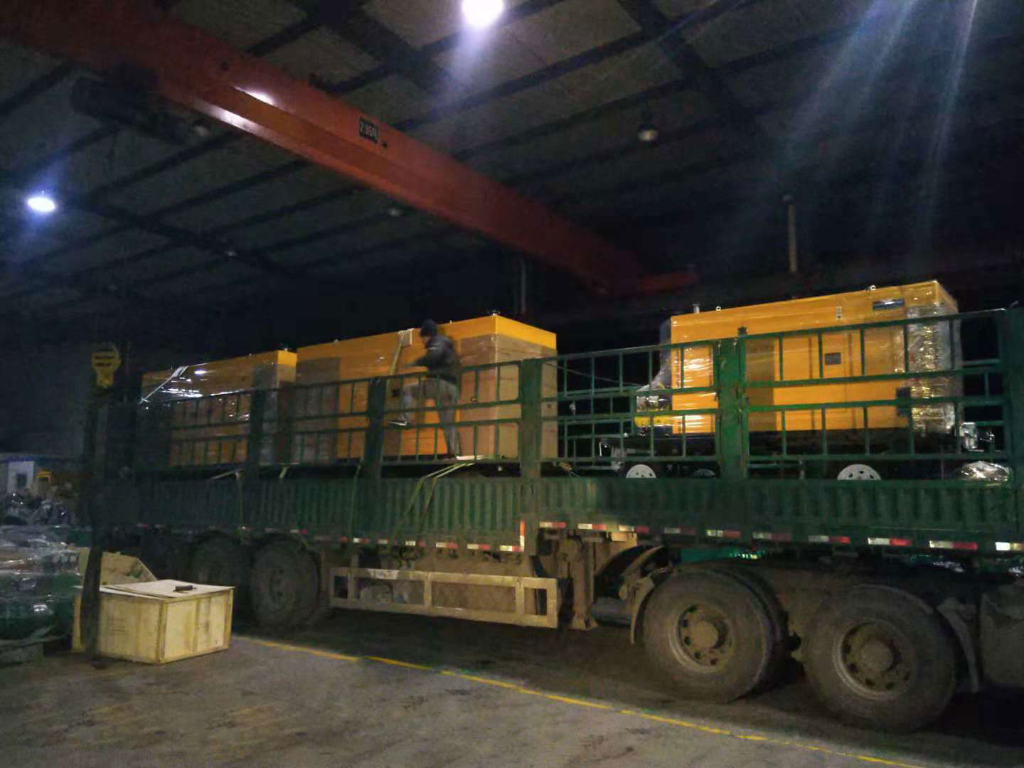 发电机组发货实拍