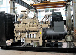 临沂兰山区林丰钢材市场400kw沃尔沃柴油发电机组