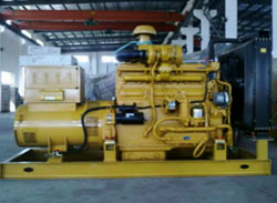 陕西西安客户订购上柴100kw柴油发电机调试完毕